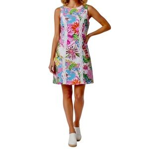 Lilly Pulitzer for Target 20th Anniversary Nosey Posey floral Shift Dress 10